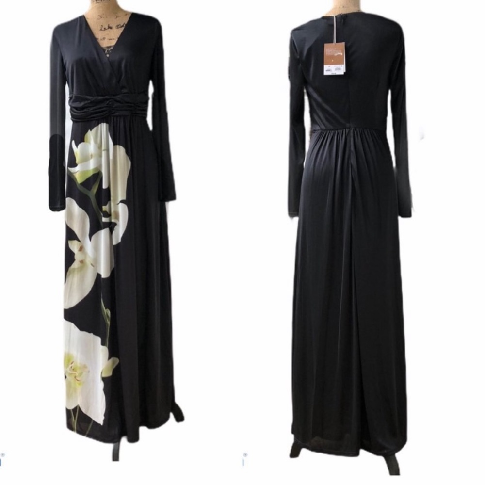 NWT Altuzarra Black Lily Maxi Dress - Picture 2 of 5